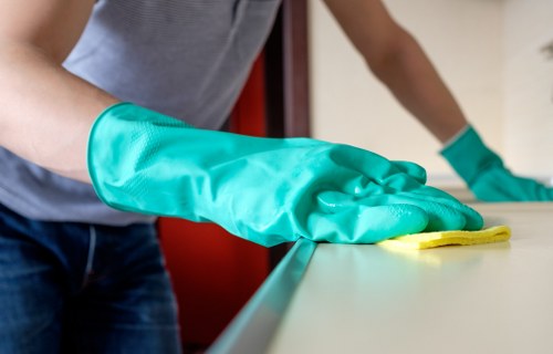 Kitchen and bathroom house cleaning essentials